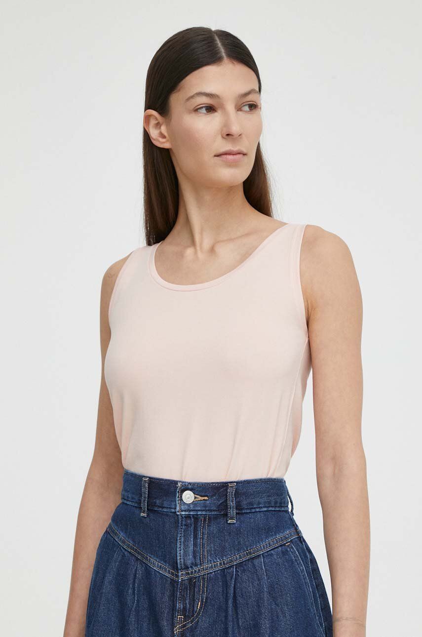 Marc O'Polo tricou din bumbac femei, culoarea bej