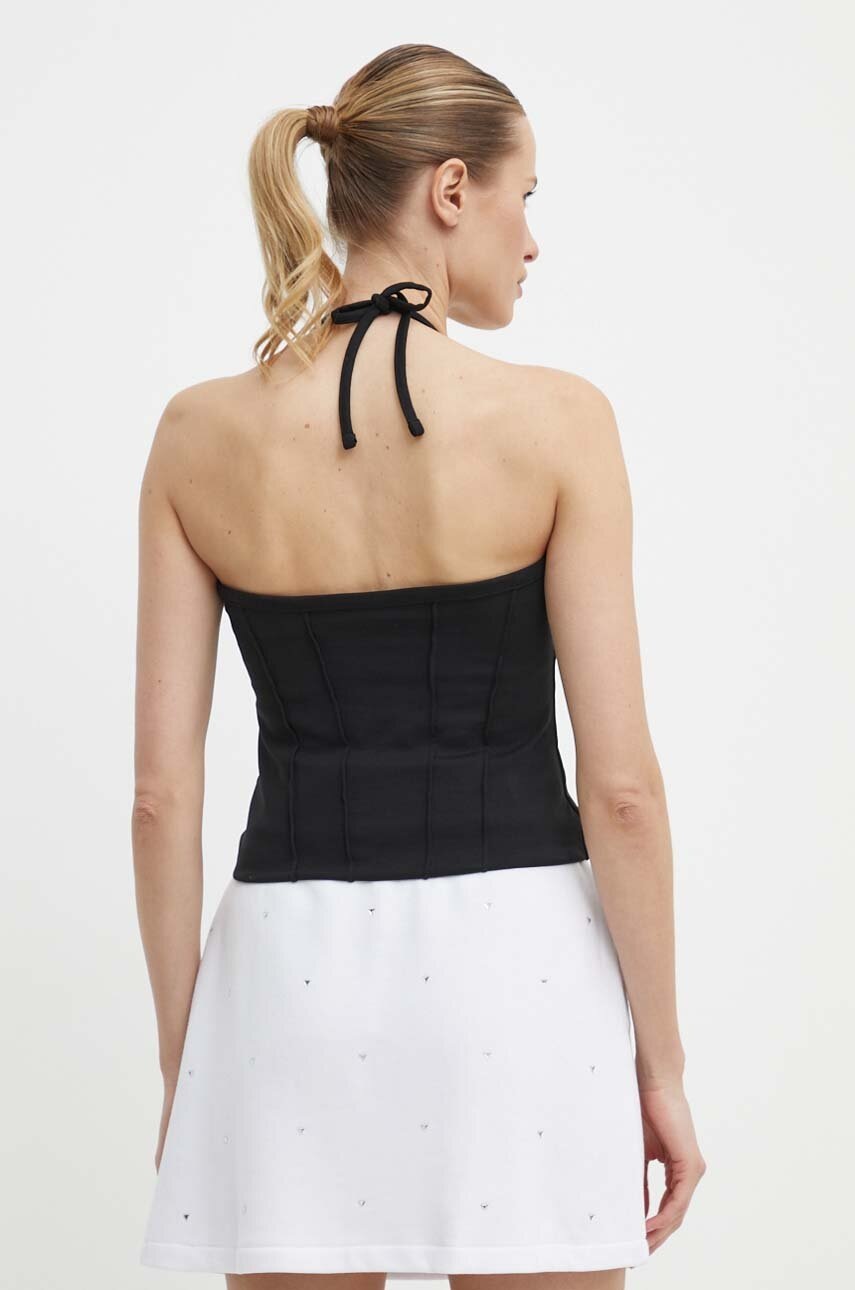 Top Guess RUTH χρώμα: μαύρο, V4GP15 KC5U1 φωτογραφία