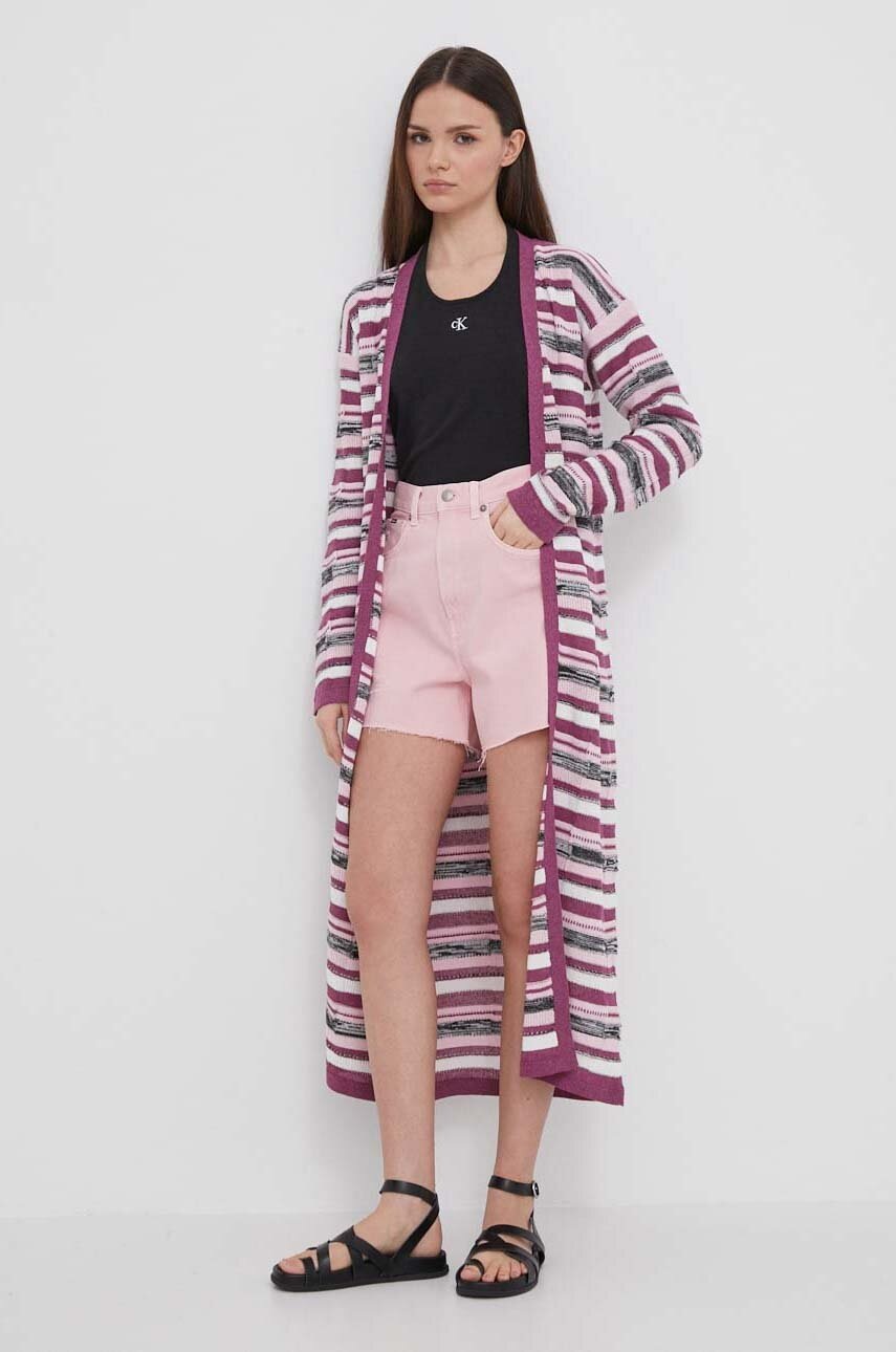 Top Calvin Klein Jeans χρώμα: μαύρο φωτογραφία