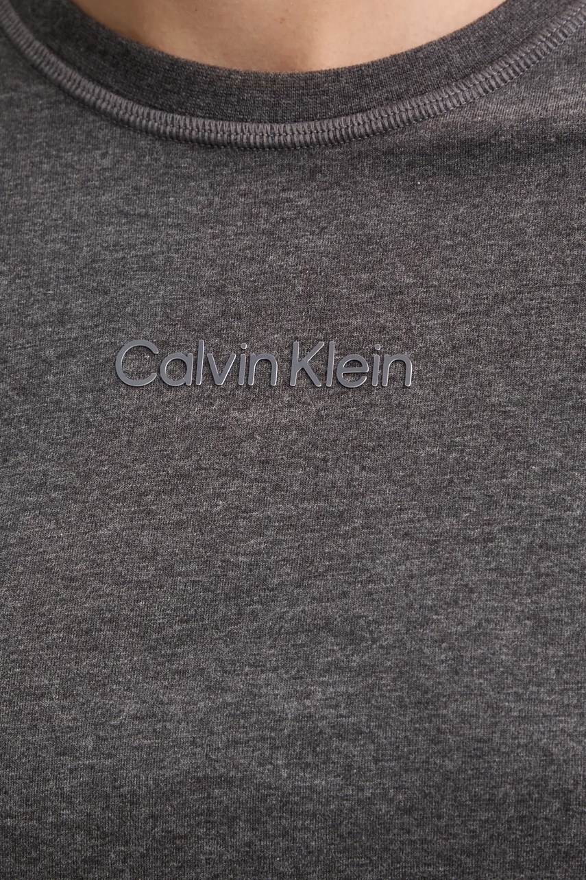 Μπλουζάκι Calvin Klein Performance χρώμα: μαύρο φωτογραφία