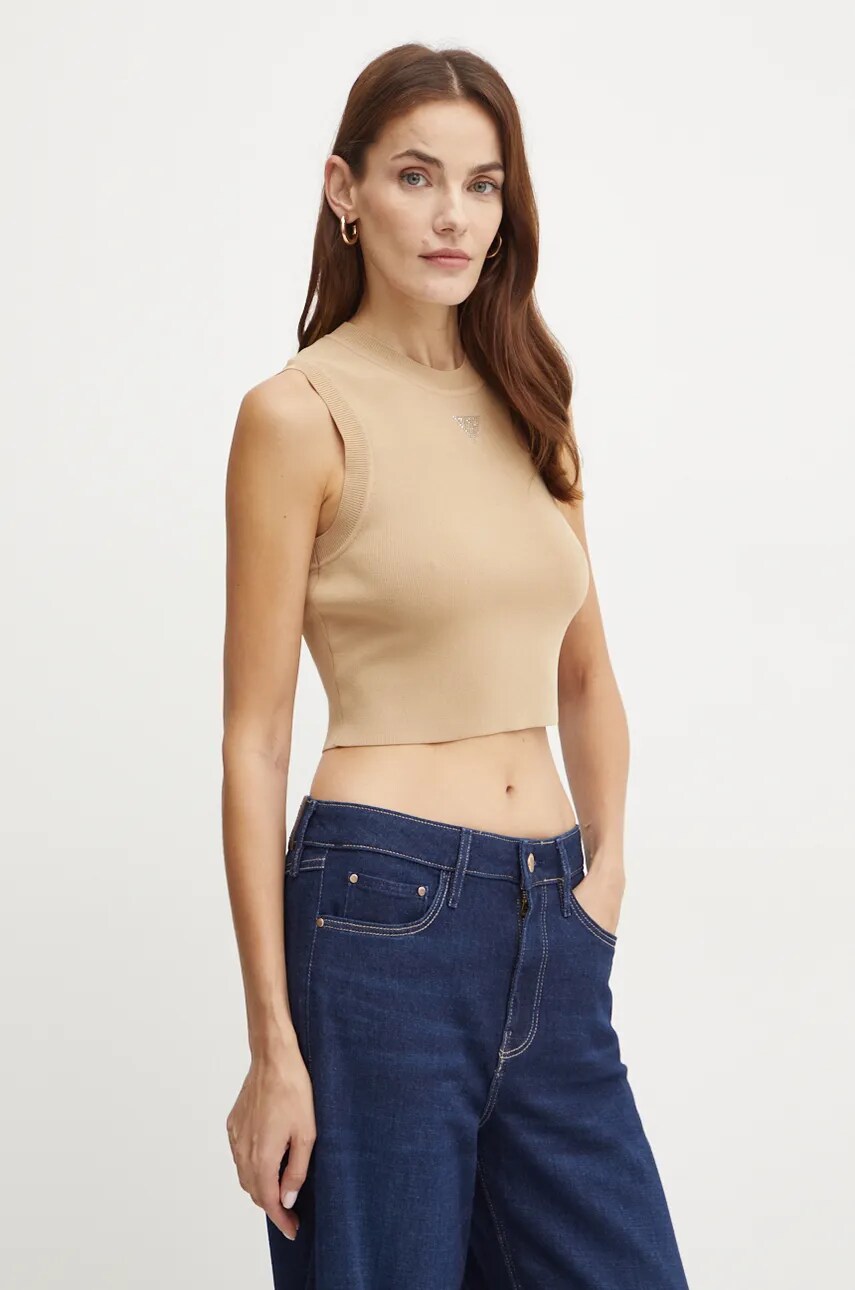 

Топ Guess ALEXIA дамски в бежово W4GZ34 Z3F40, Бежов