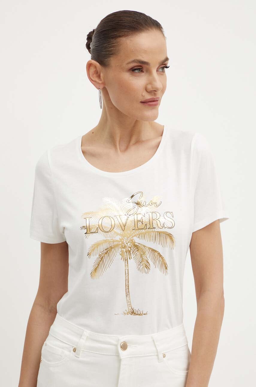 Morgan tricou DCOCO femei, culoarea alb, DCOCO Morgan tricou DCOCO femei, culoarea alb, DCOCO