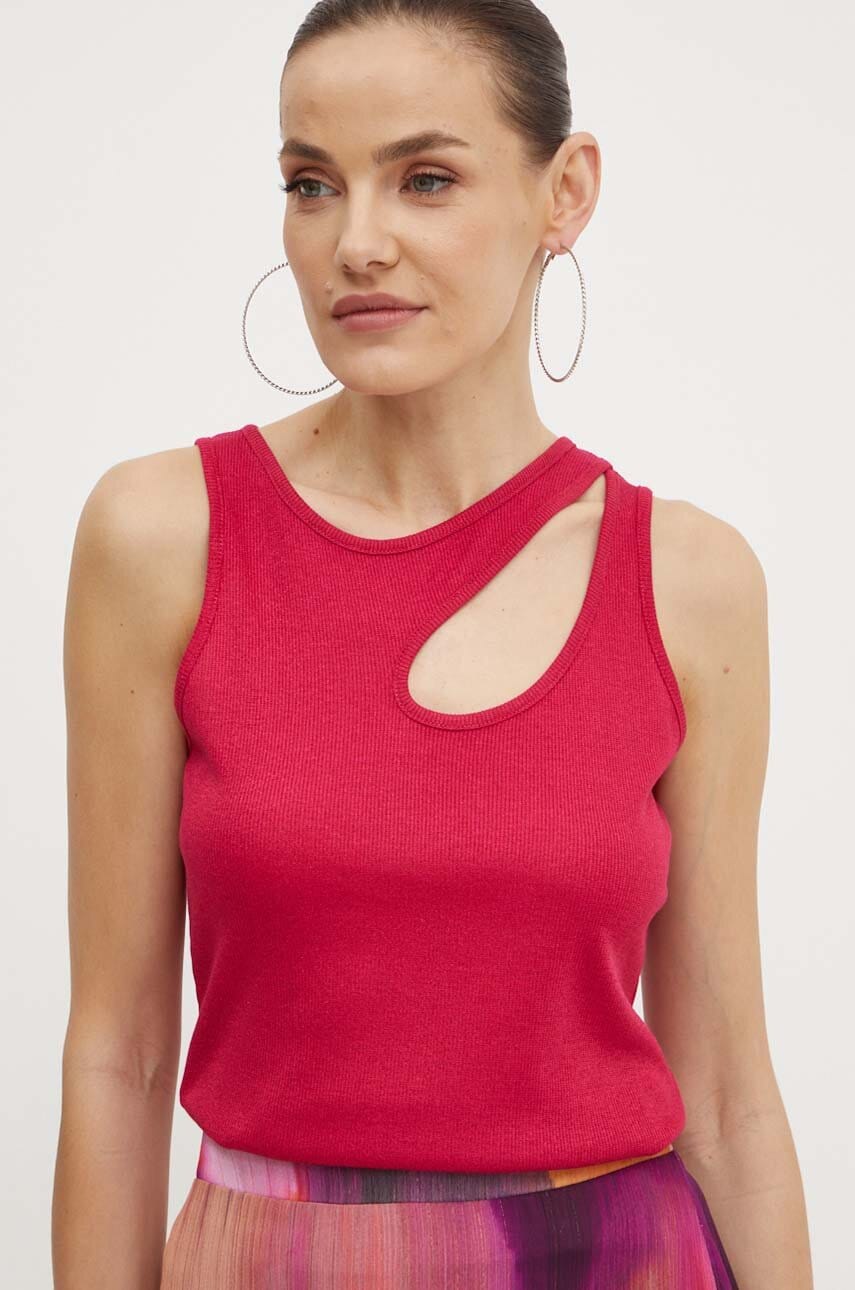 Morgan top DESIRA femei, culoarea roz, DESIRA Morgan top DESIRA femei, culoarea roz, DESIRA