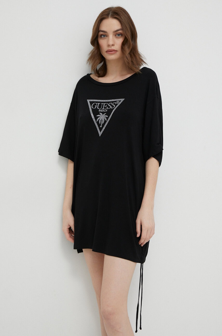 Guess t-shirt női, fekete, E4GI00 K68D2 termék 2. képe