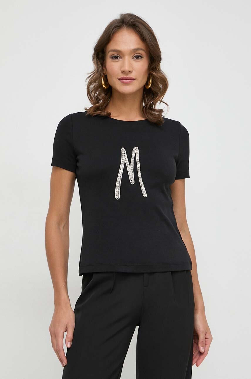 

Памучна тениска Marciano Guess TANYA в черно 4GGP03 6229A, Черен