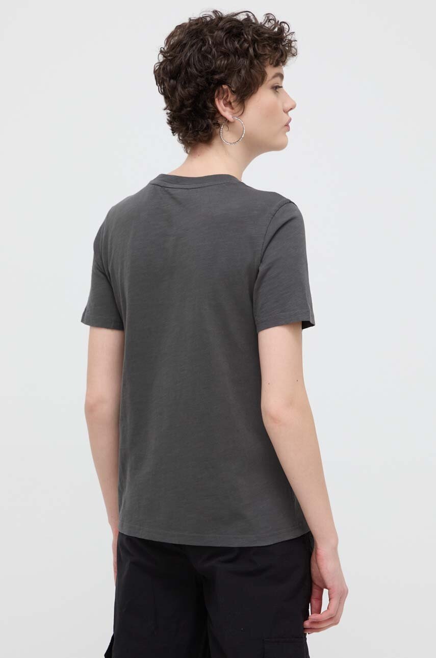 Superdry pamut póló női, szürke termék 2. képe