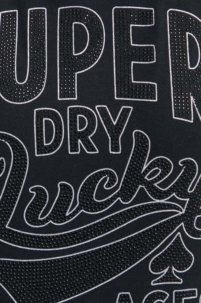 Top Superdry χρώμα: μαύρο φωτογραφία