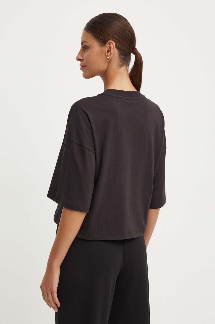 Βαμβακερό μπλουζάκι Puma BETTER CLASSICS Oversized γυναικεία, χρώμα: μαύρο 624226 624226 φωτογραφία