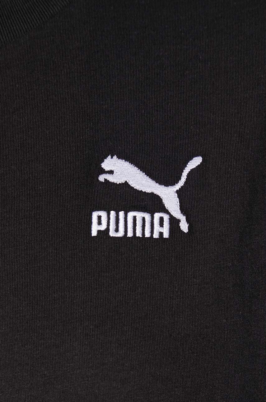 Βαμβακερό μπλουζάκι Puma BETTER CLASSICS Oversized γυναικεία, χρώμα: μαύρο 624226 624226 φωτογραφία