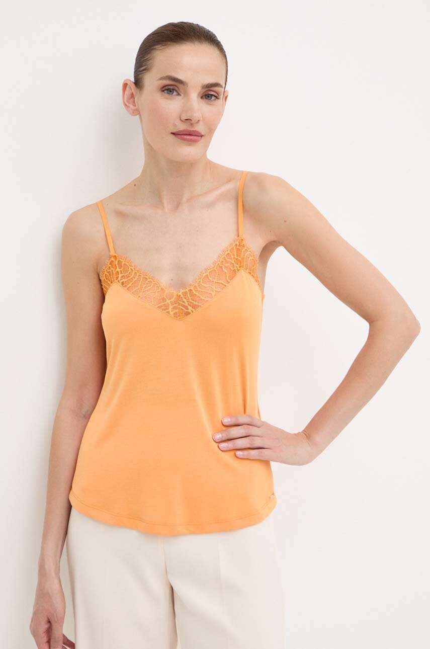 Morgan bluza BETTY culoarea portocaliu, neted, BETTY