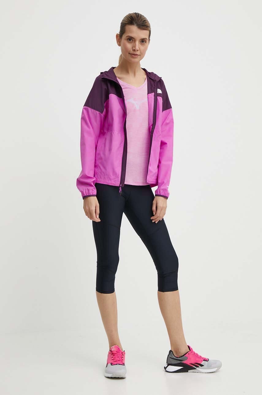 Μπλουζάκι για τρέξιμο Mizuno Impulse Core χρώμα: ροζ, J2GAB213 φωτογραφία