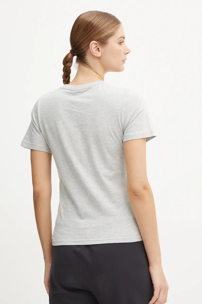 Хлопковая футболка Ellesse Beckana Tee женская цвет серый SGP16458 Хлопковая футболка Ellesse Beckana Tee женская цвет серый SGP16458