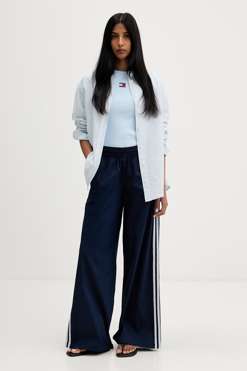 Tommy Jeans t-shirt γυναικείο βαμβακερό με ελαστάν
