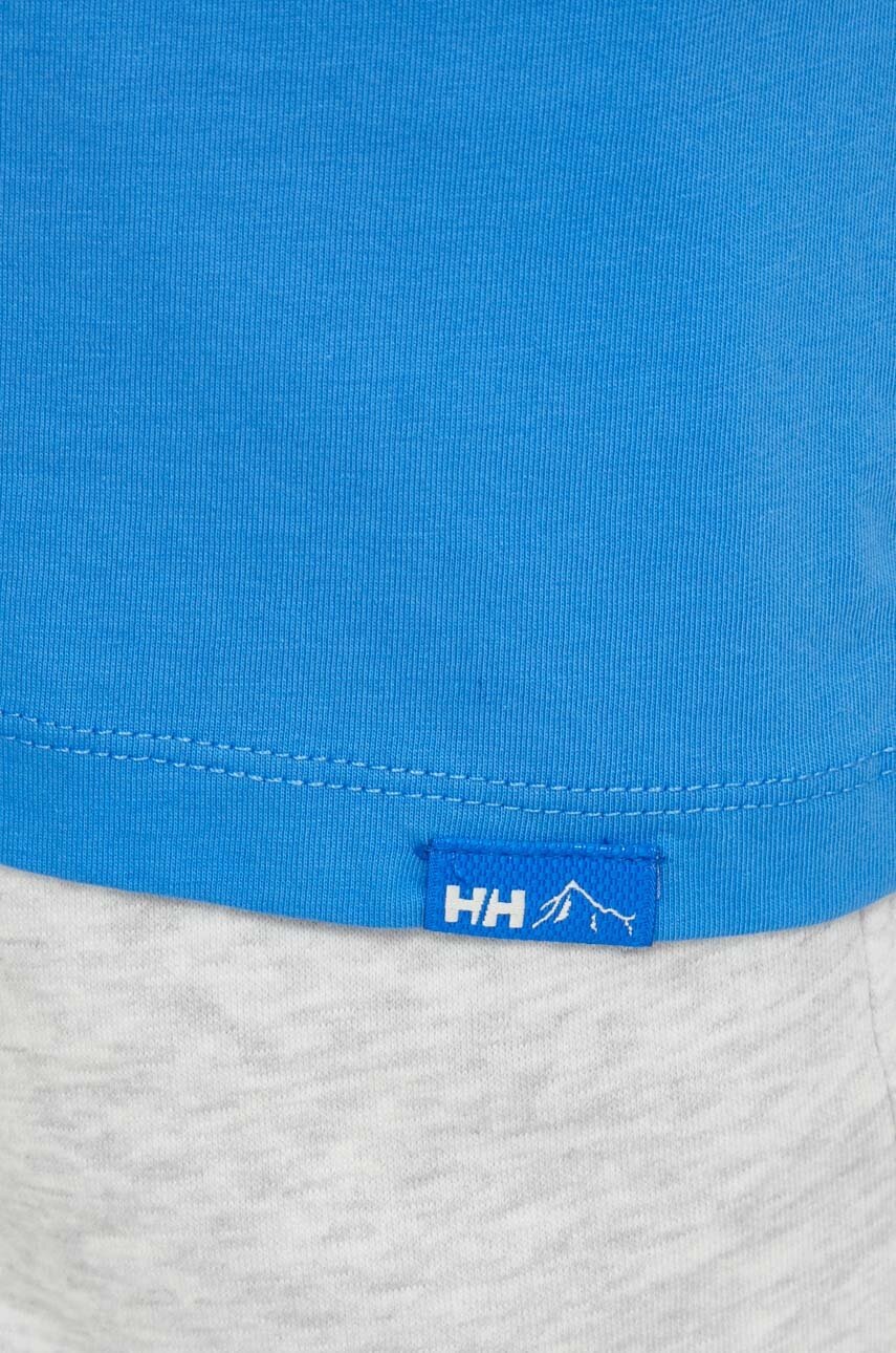 Βαμβακερό μπλουζάκι Helly Hansen γυναικεία φωτογραφία