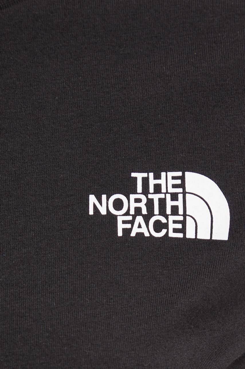 Βαμβακερό μπλουζάκι The North Face W S/S Redbox Slim Tee γυναικείο, χρώμα: μαύρο, NF0A87NMJK31 φωτογραφία