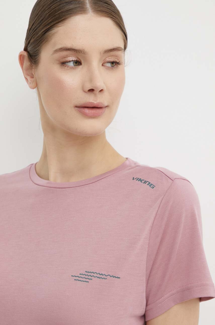 Αθλητικό μπλουζάκι Viking Morain χρώμα: μοβ φωτογραφία