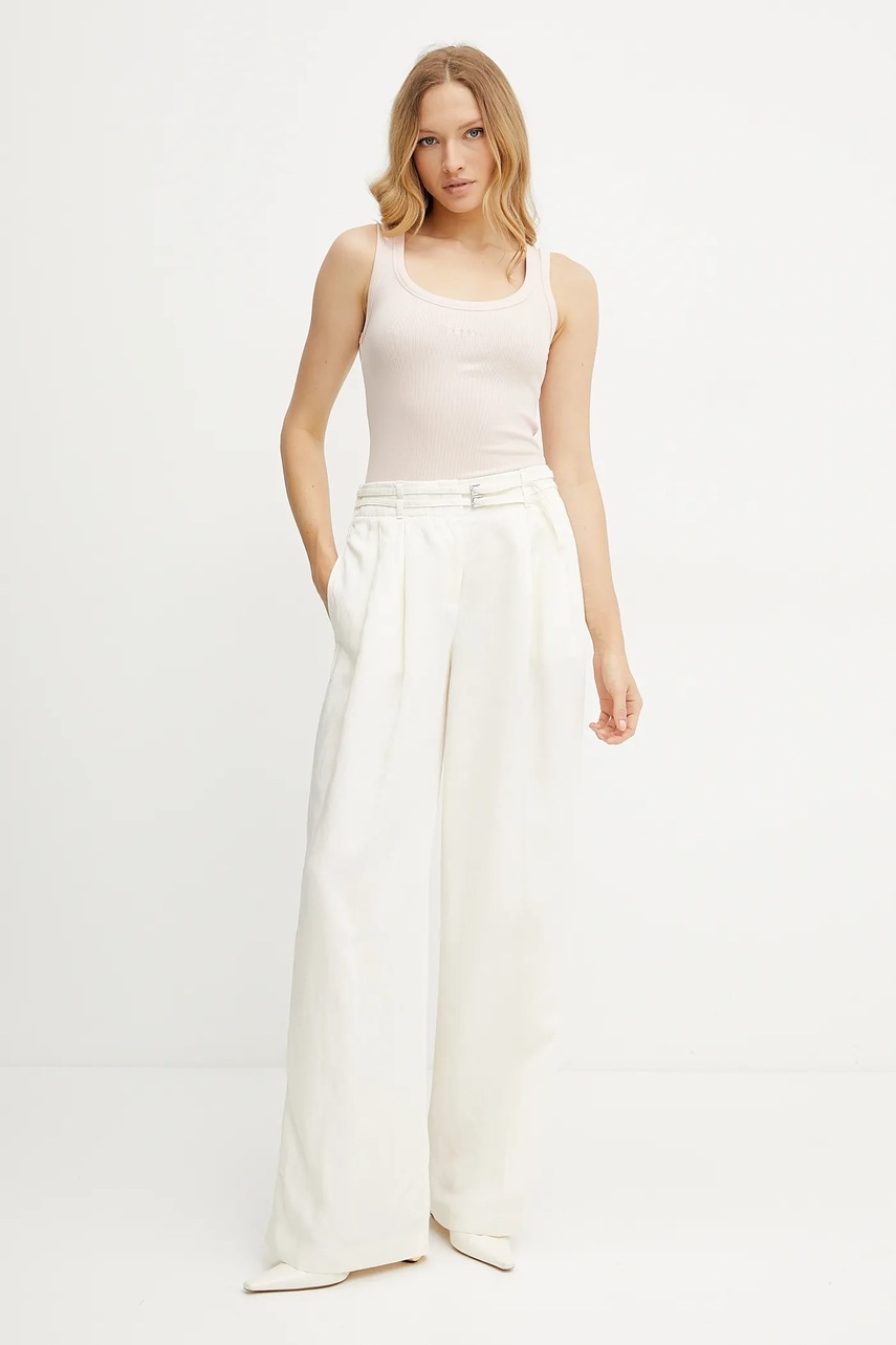 Топ Boss Orange женский цвет бежевый 50504245