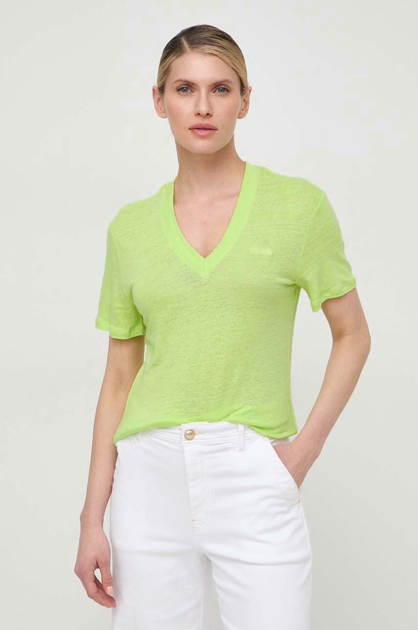 Boss Orange tricou de in culoarea verde