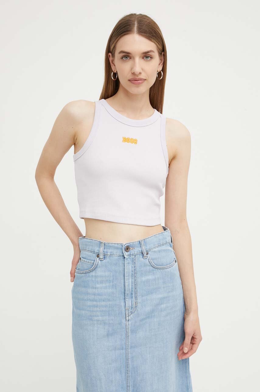 Top Boss Orange χρώμα: μοβ φωτογραφία