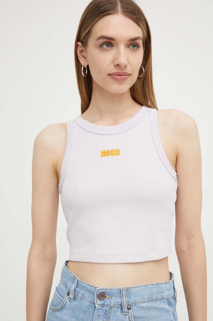 Top Boss Orange χρώμα: μοβ φωτογραφία