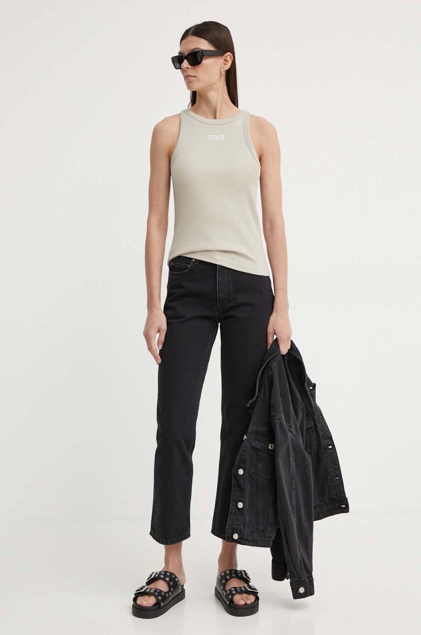 Top Gestuz χρώμα: γκρι, 10909027 φωτογραφία