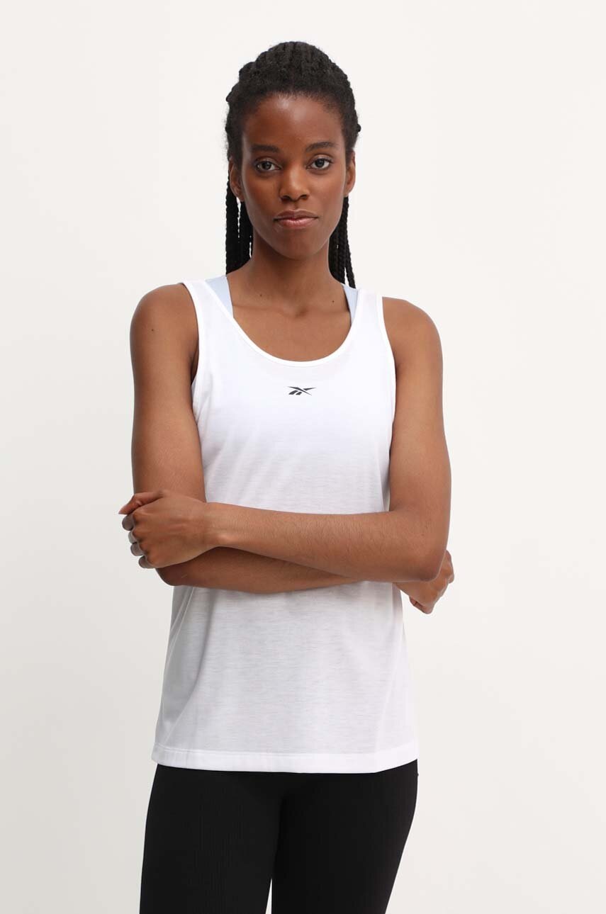 

Топ за трениране Reebok Identity Training Supremium в бяло 100076277, Бял