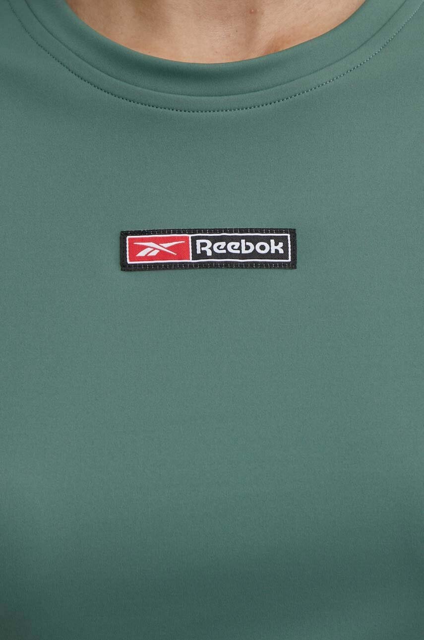 Μπλουζάκι προπόνησης Reebok Lux Bold χρώμα: πράσινο, 100076117 φωτογραφία