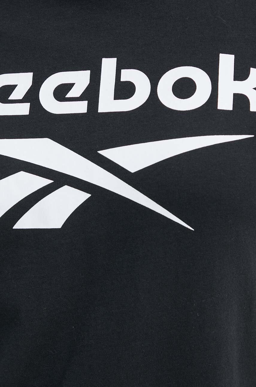 Бавовняна футболка Reebok Identity жіноча колір чорний 100034774 