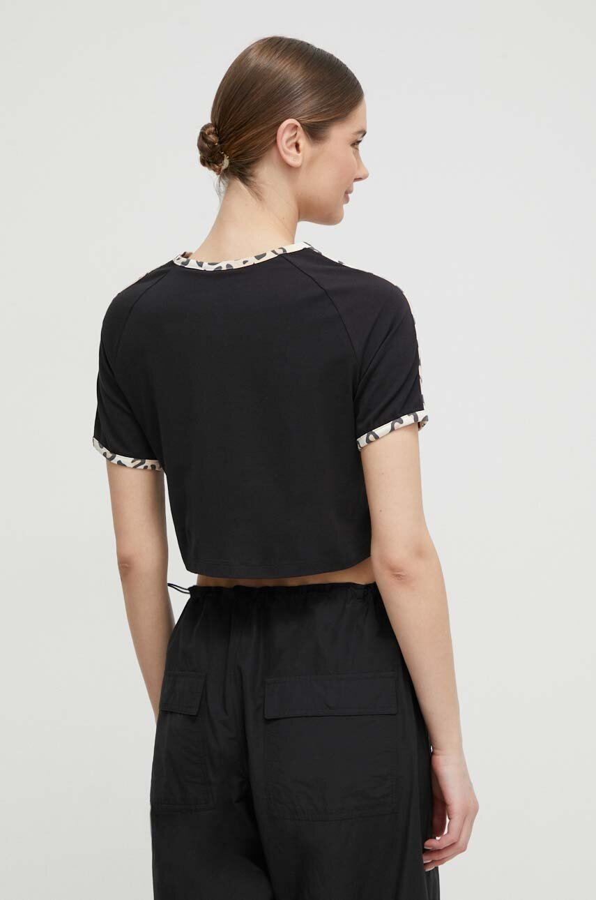 Μπλουζάκι adidas Originals χρώμα: μαύρο IY7062 φωτογραφία