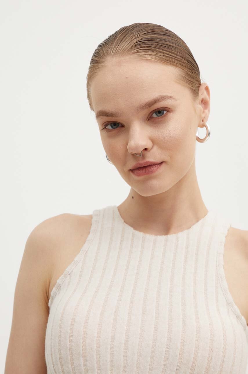 Top Rip Curl χρώμα: μπεζ φωτογραφία