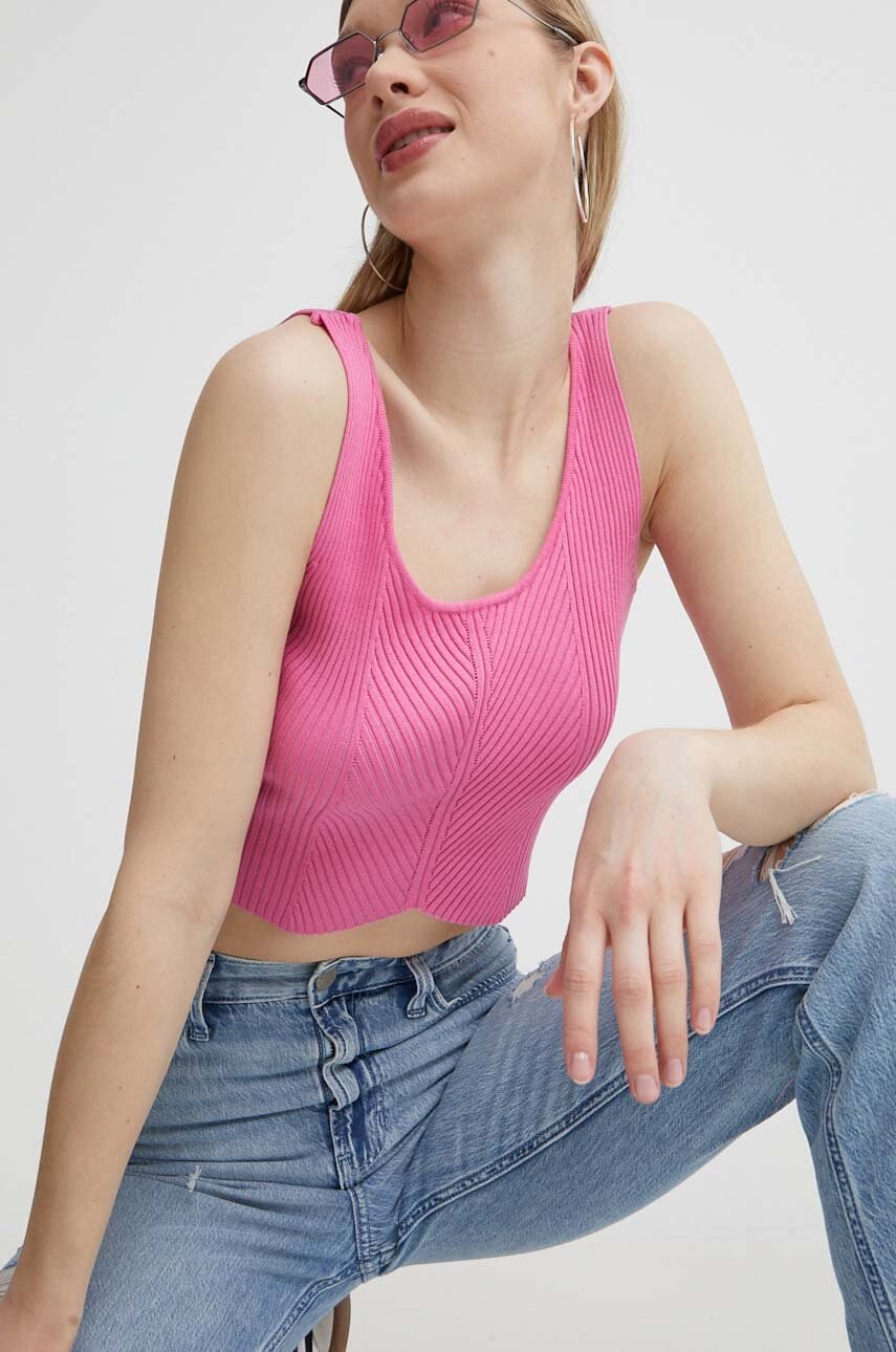 Sixth June top femei, culoarea roz Sixth June top femei, culoarea roz