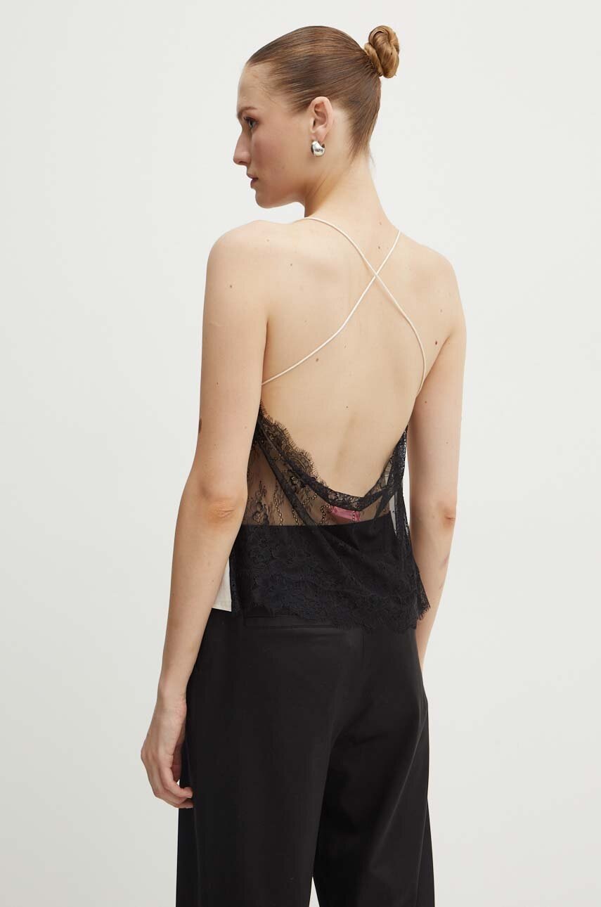 Custommade selyem felső Yuliana bézs, sima, 999312115 termék 2. képe