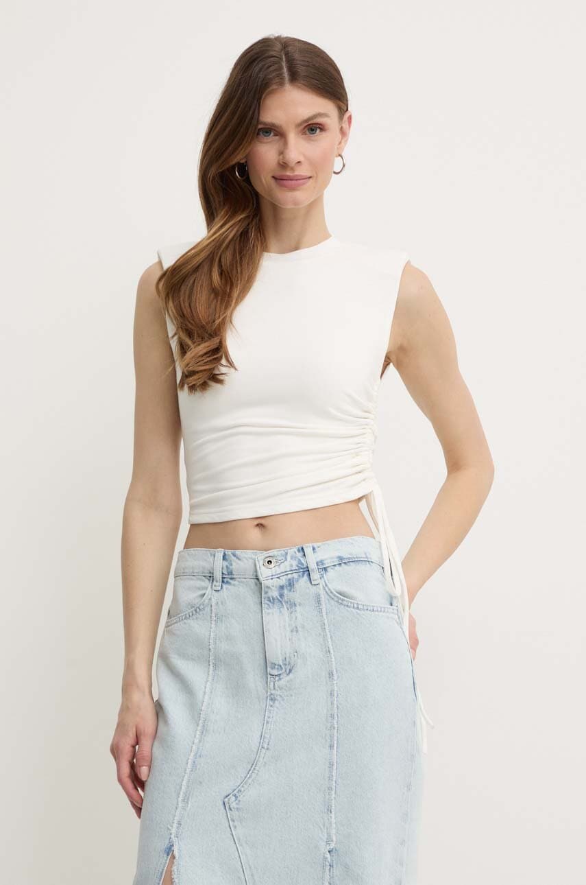 La Mania top MAGGIE femei, culoarea alb, MAGGIE. La Mania top MAGGIE femei, culoarea alb, MAGGIE.