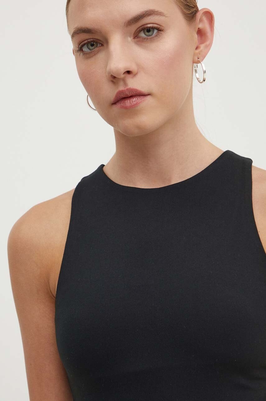 

Топ Hollister Co. дамски в черно, Черен