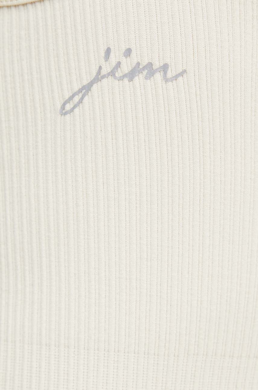 Κορμάκι για γιόγκα JOYINME Open Up Seamless χρώμα: μπεζ φωτογραφία