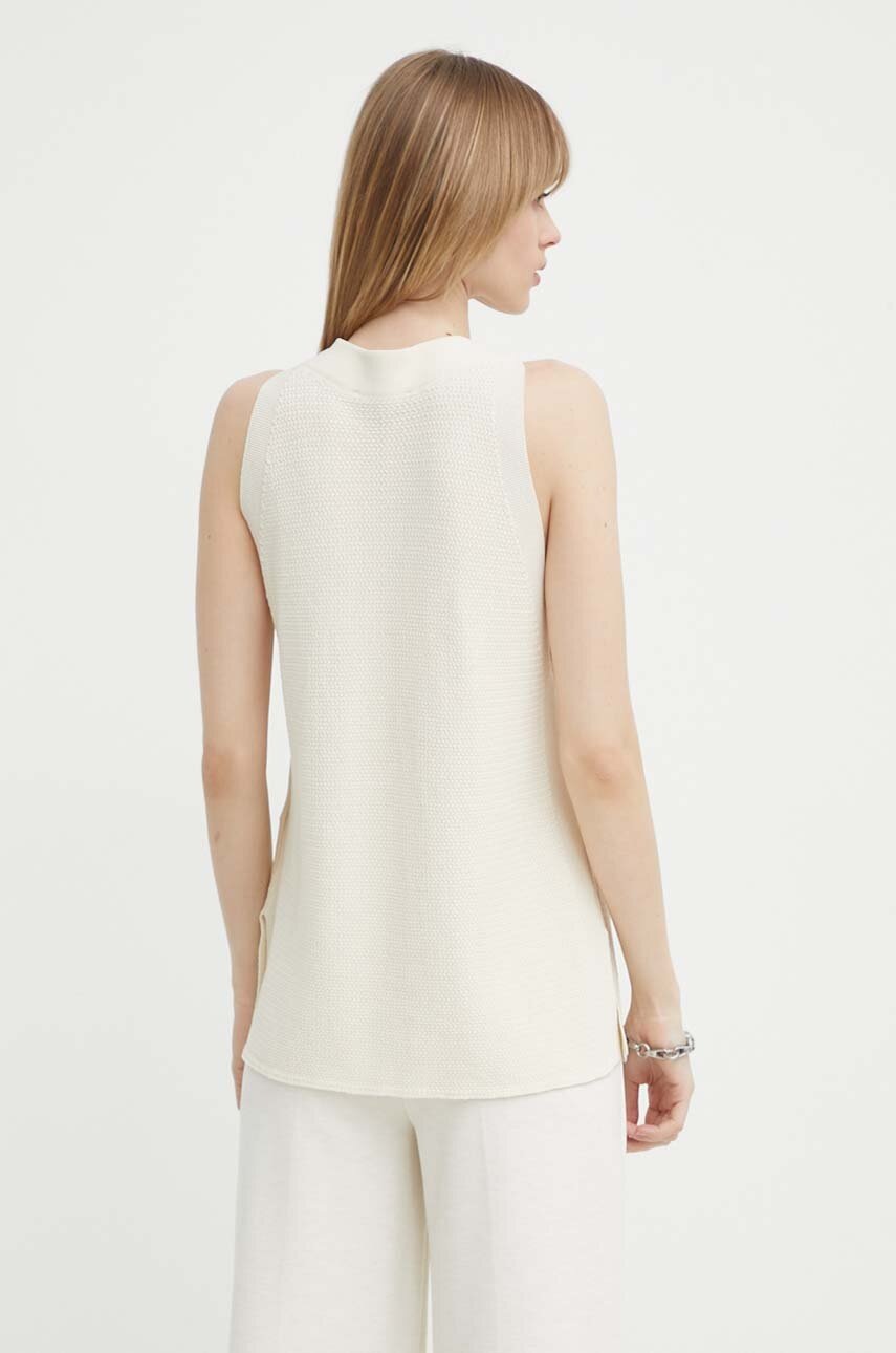 Top Bruuns Bazaar GallberryBBDevika knit χρώμα: μπεζ, BBW3924 φωτογραφία