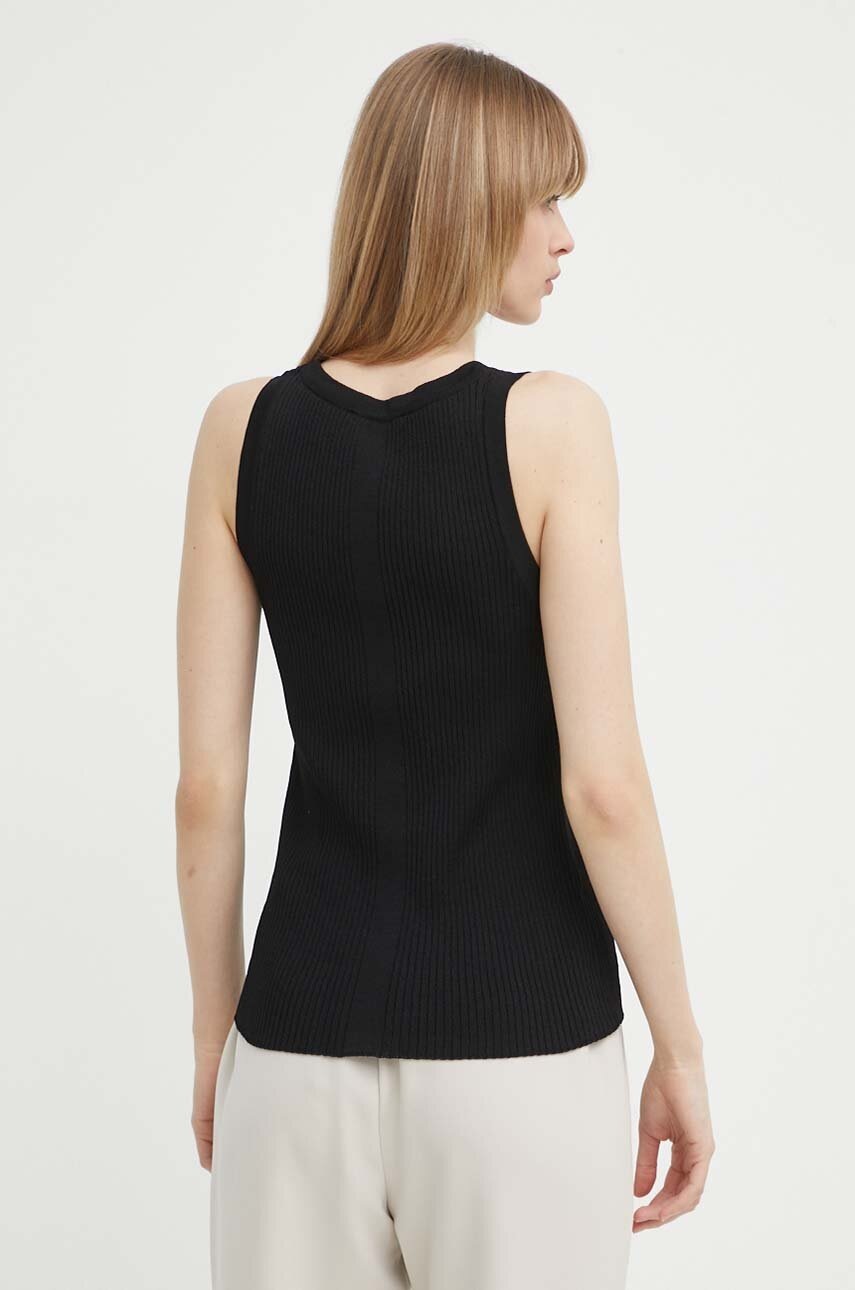 Top Bruuns Bazaar GallberryBBIlyana knit top χρώμα: μαύρο, BBW3925 φωτογραφία