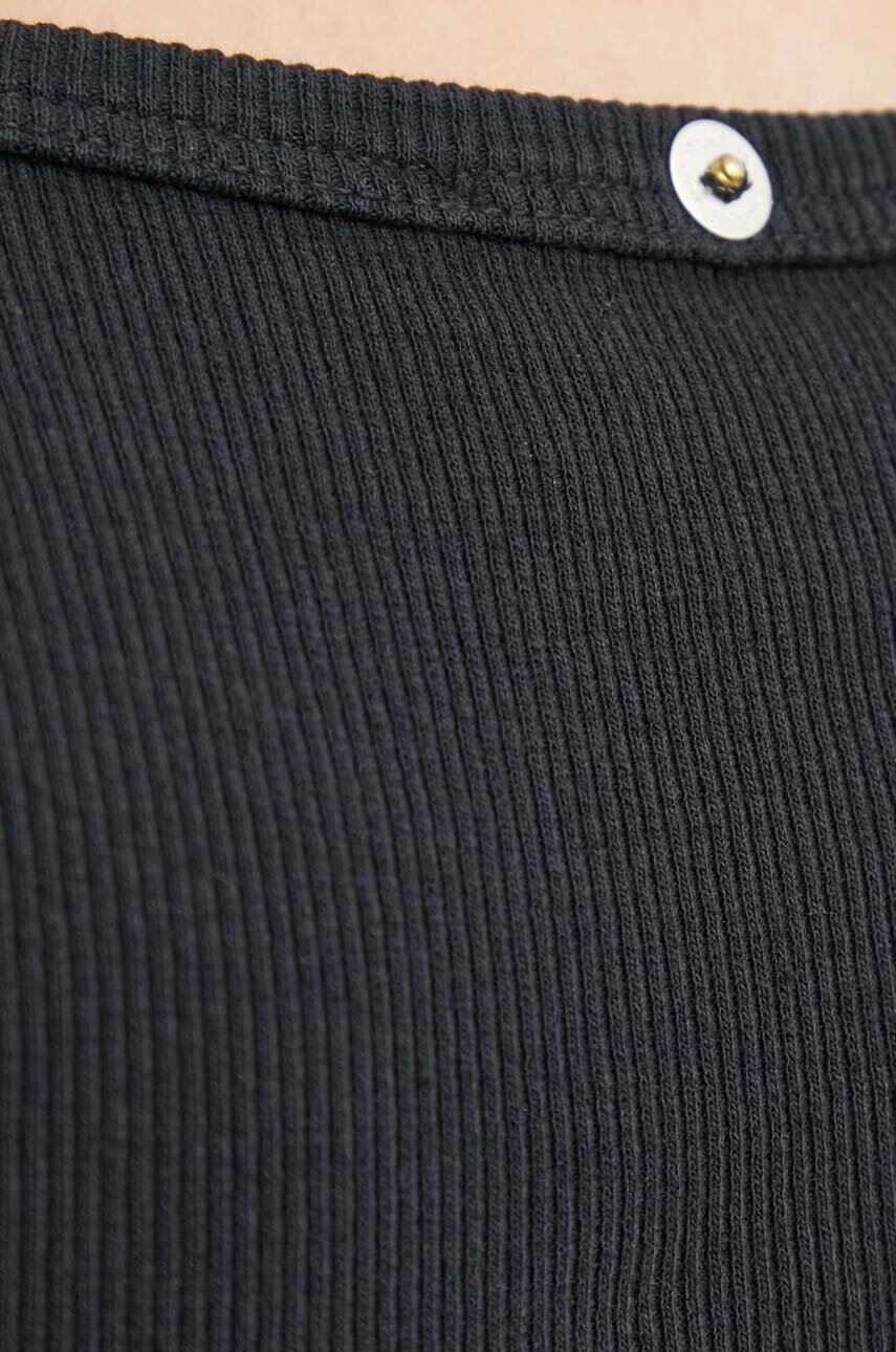 Βαμβακερό κορμάκι K+LUSHA χρώμα: μαύρο, KLDIANA TJ009PX φωτογραφία