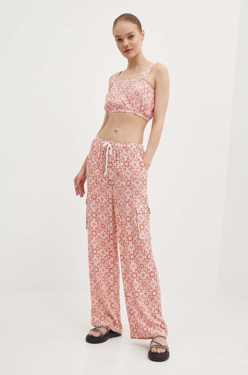Top Roxy VILLA WOVEN χρώμα: πορτοκαλί, ERJWT03623 φωτογραφία