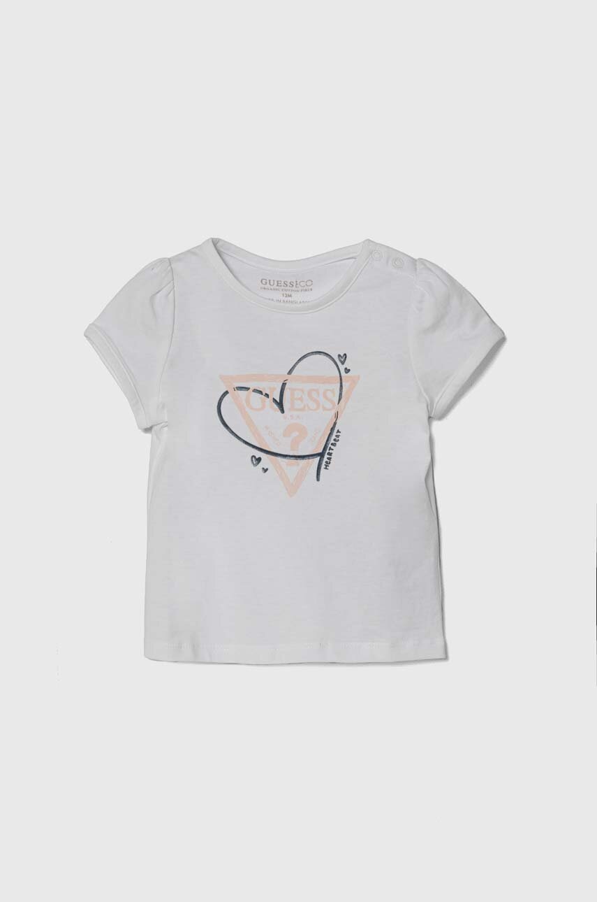 

Футболка для немовлят Guess колір білий