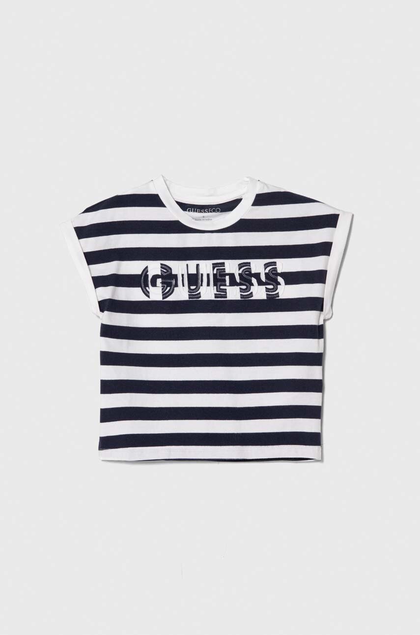 

Детска тениска Guess в тъмносиньо, Тъмносин