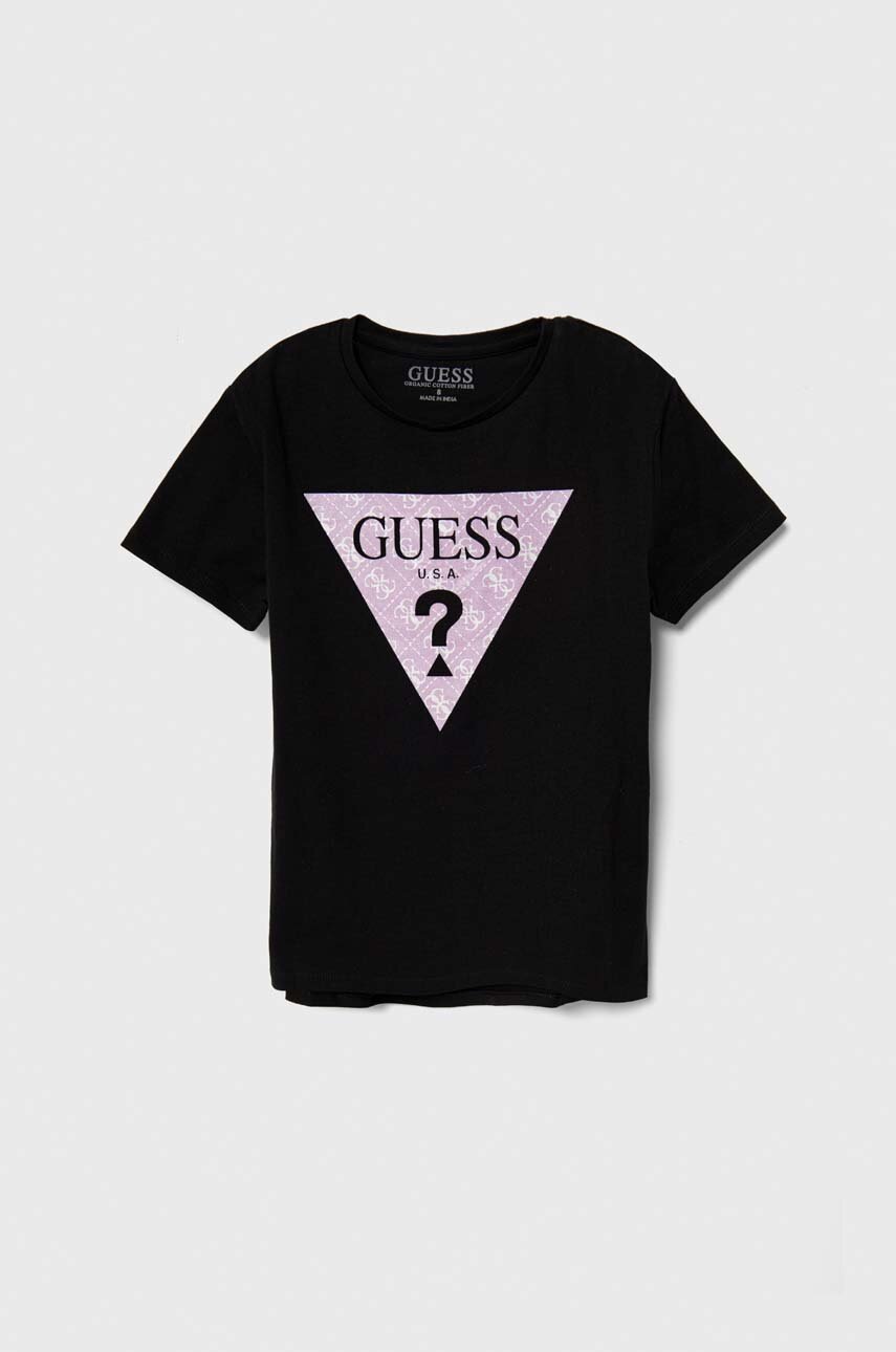Детская футболка Guess цвет чёрный Детская футболка Guess цвет чёрный