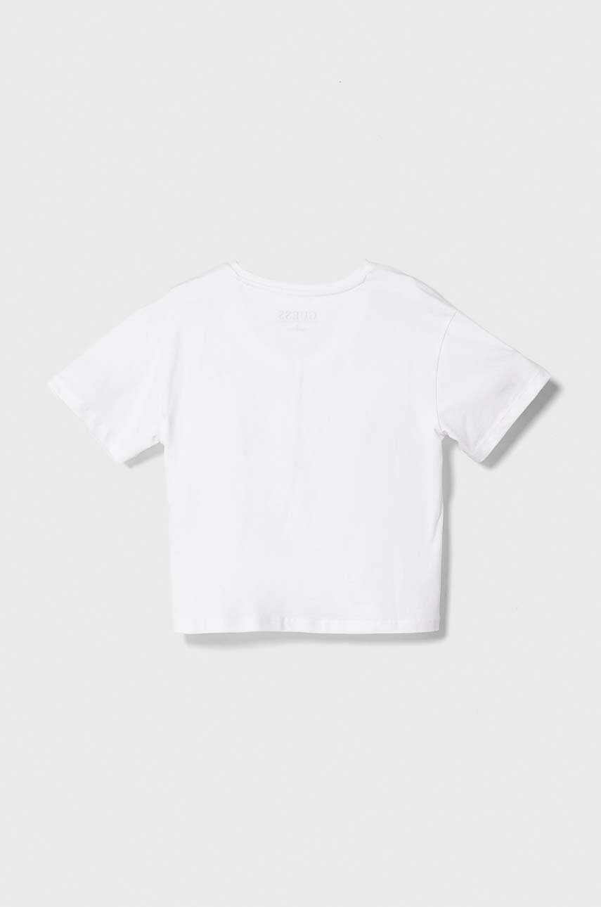 Детская футболка Guess цвет белый Детская футболка Guess цвет белый