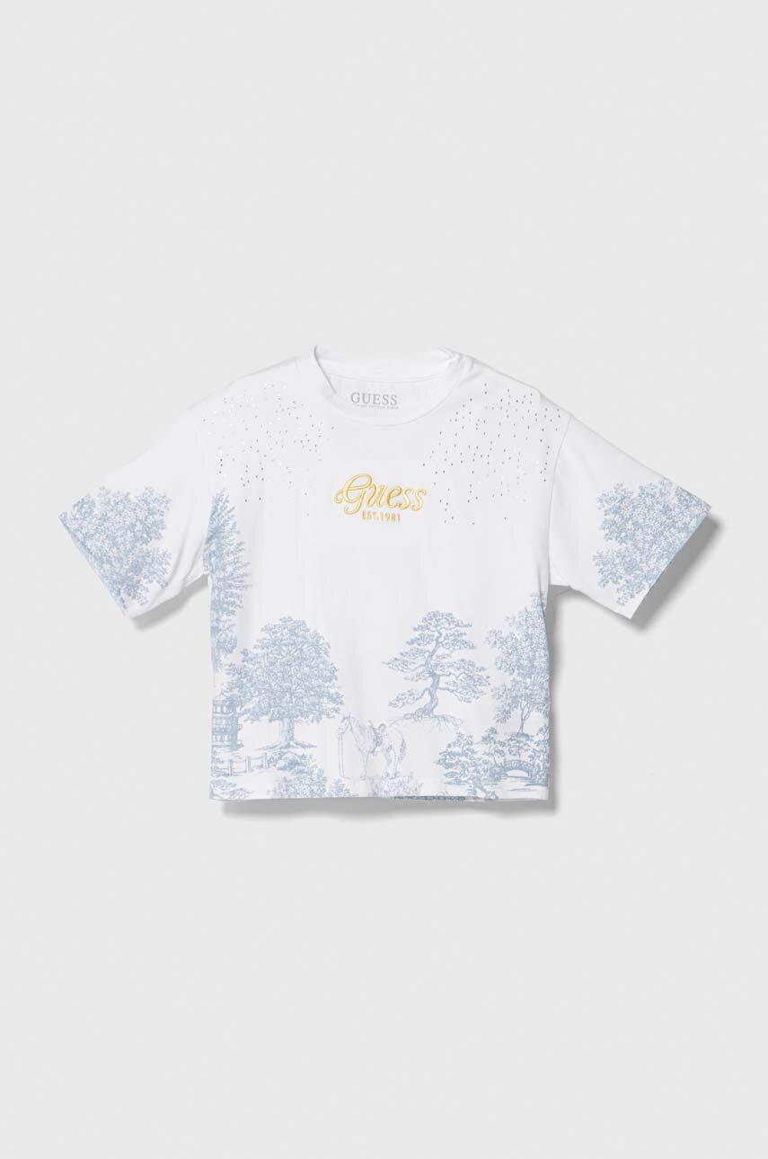 Детская футболка Guess цвет белый в Луцке Детская футболка Guess цвет белый в Луцке