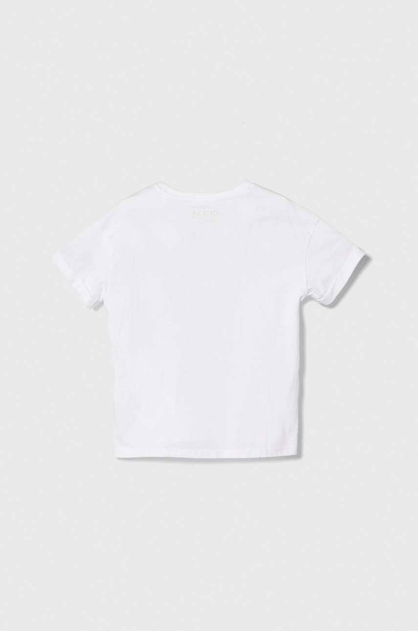 Детская футболка Guess цвет белый Детская футболка Guess цвет белый