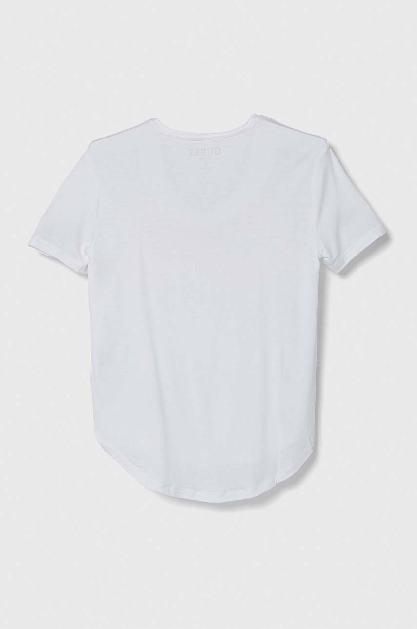 Детская футболка Guess цвет белый Детская футболка Guess цвет белый