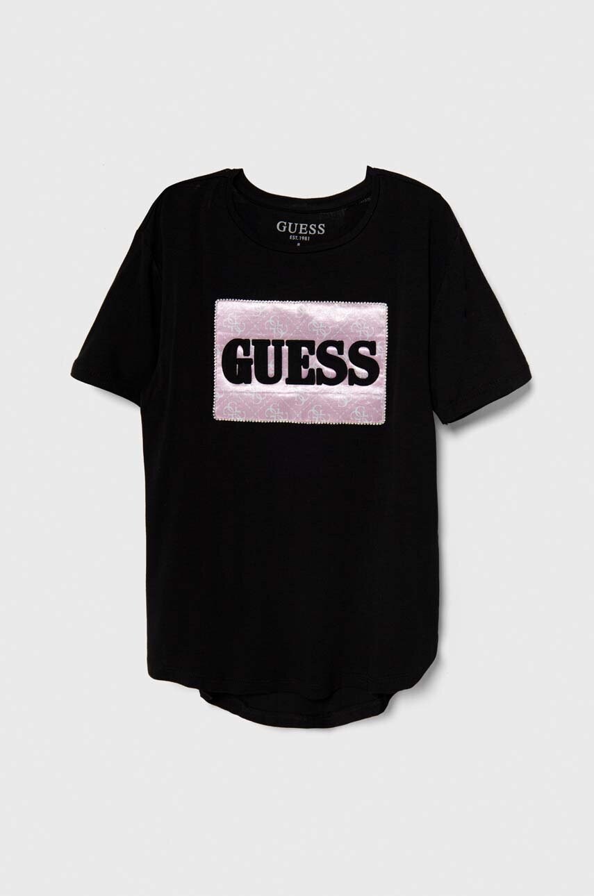 

Детская футболка Guess цвет чёрный