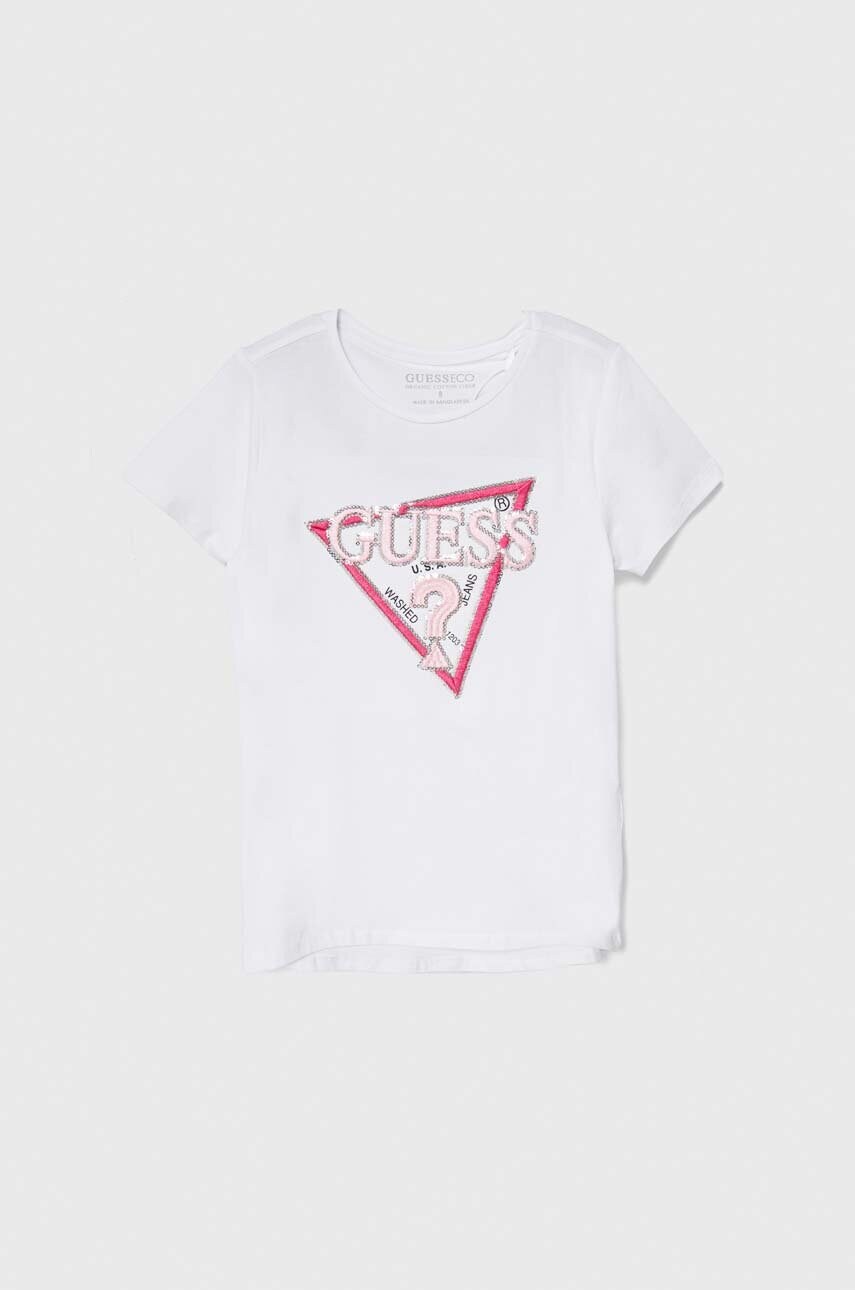 

Детская футболка Guess цвет белый