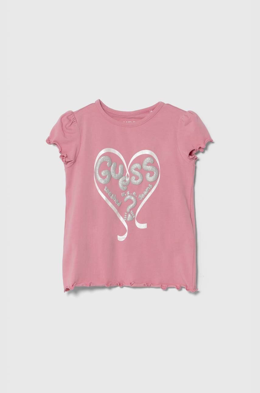 Детская футболка Guess цвет розовый в Хмельницком Детская футболка Guess цвет розовый в Хмельницком