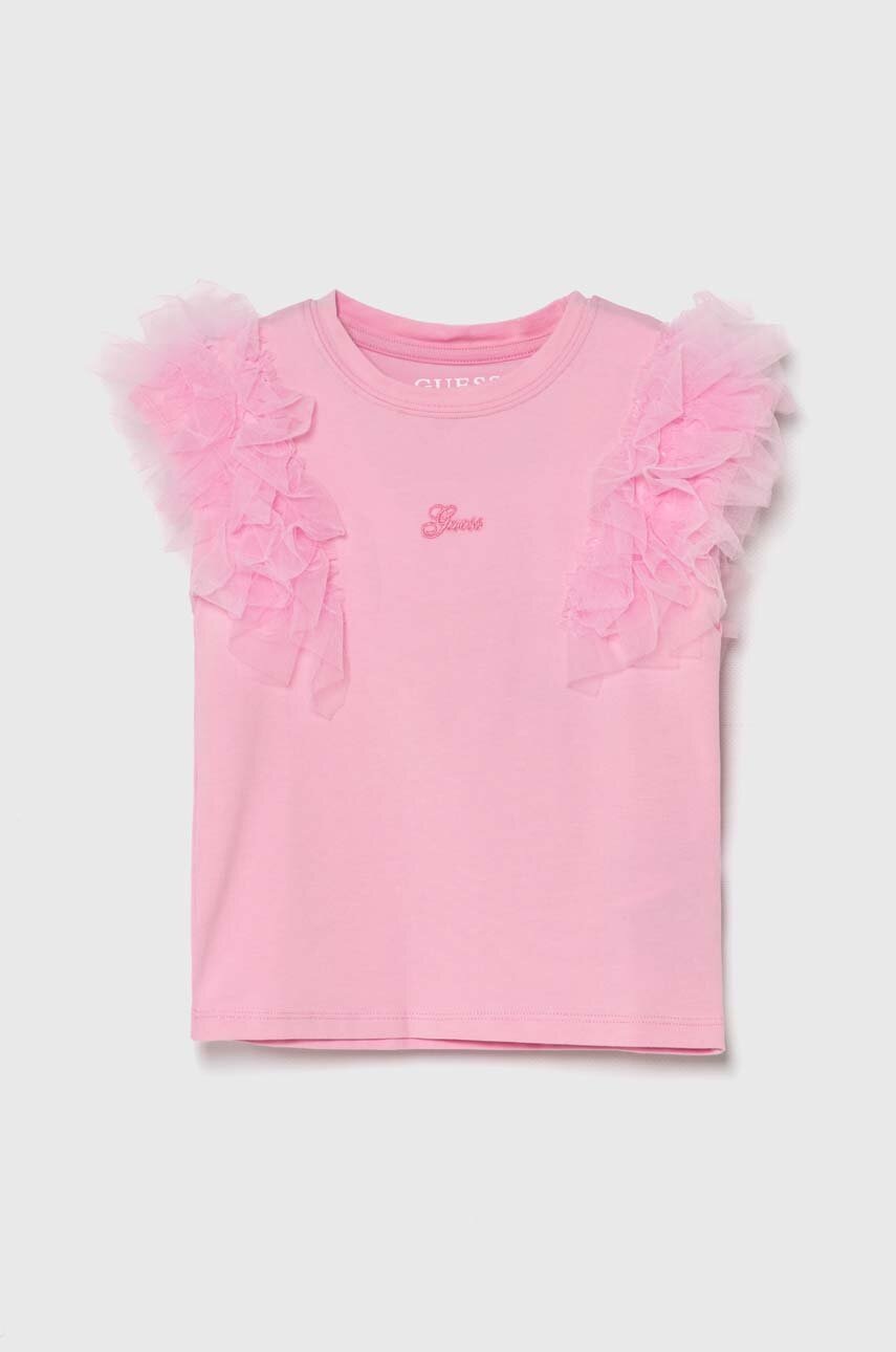 Детская футболка Guess цвет розовый в Ивано-Франковске Детская футболка Guess цвет розовый в Ивано-Франковске